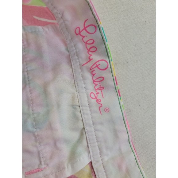Lilly Pulitzer Buttercup Short All Nighter Women's 00 Scalloped Hem Flamingo 5" - Picture 7 of 11